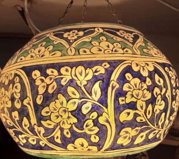 Ceiling Camel Skin Lamp