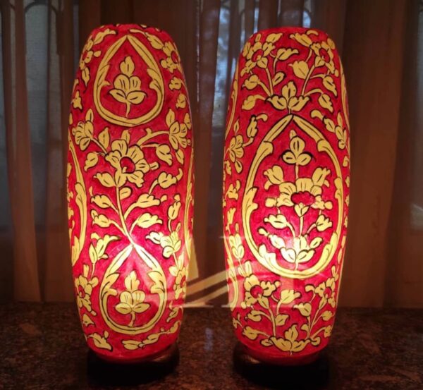 Bottle Shaped Camel Skin Lamp