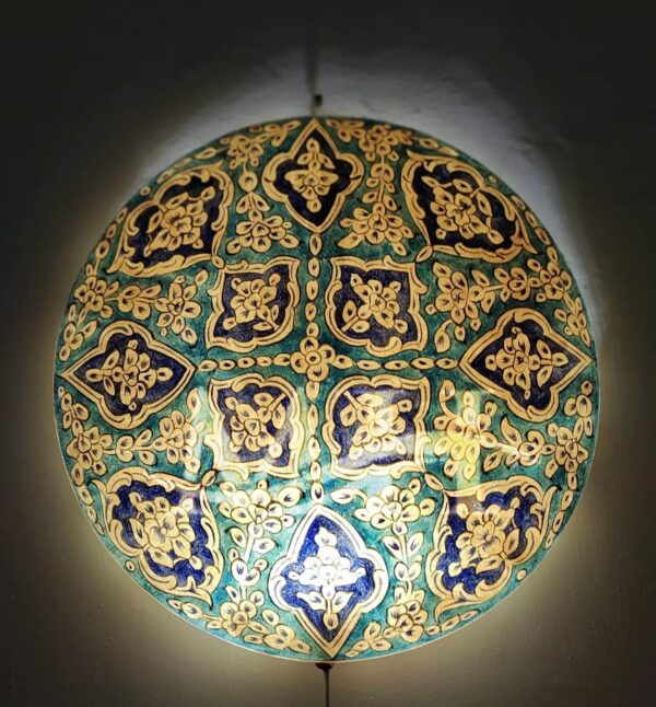 Wall Plate Camel Skin Lamp