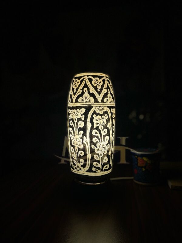 Bottle Shaped Camel Skin Lamp