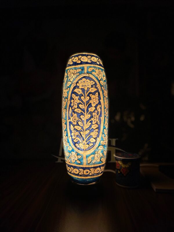 Bottle Shaped Camel Skin Lamp