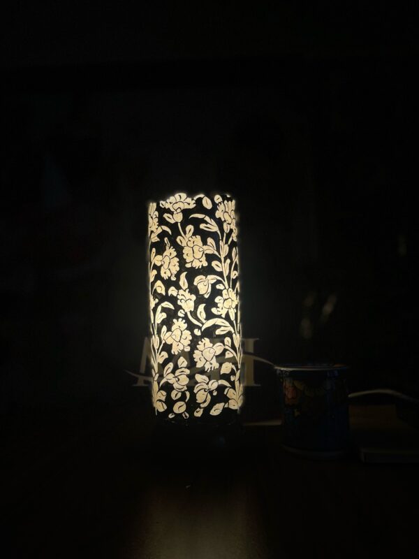 Glass Shaped Camel Skin Lamp