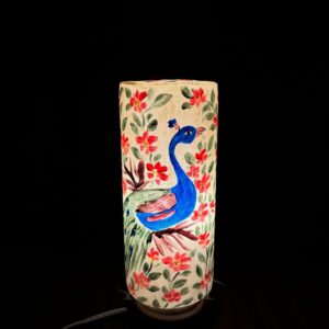 Glass Shaped Camel Skin Lamp