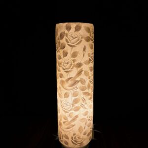 Glass Shaped Camel Skin Lamp