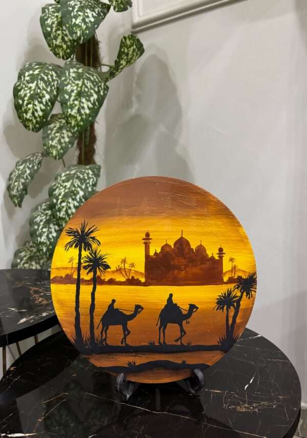 Wooden Art Plate