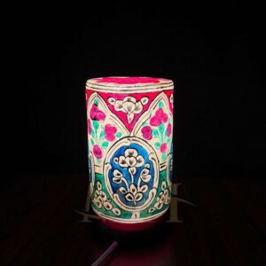 Glass Shaped Camel Skin Lamp