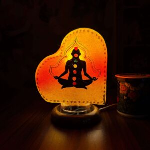 Yoga Pose Camel Skin Lamp