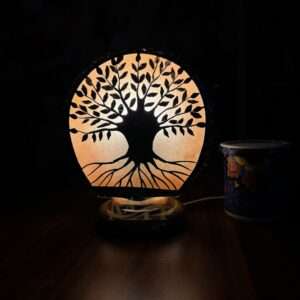 Tree Art Camel Skin Lamp