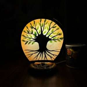 Tree Art Camel Skin Lamp