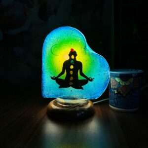 Yoga Pose Camel Skin Lamp