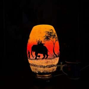 Camel Skin Dhol Lamp