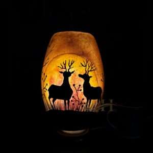 Camel Skin Dhol Lamp