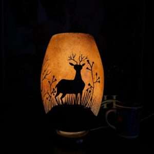 Camel Skin Dhol Lamp