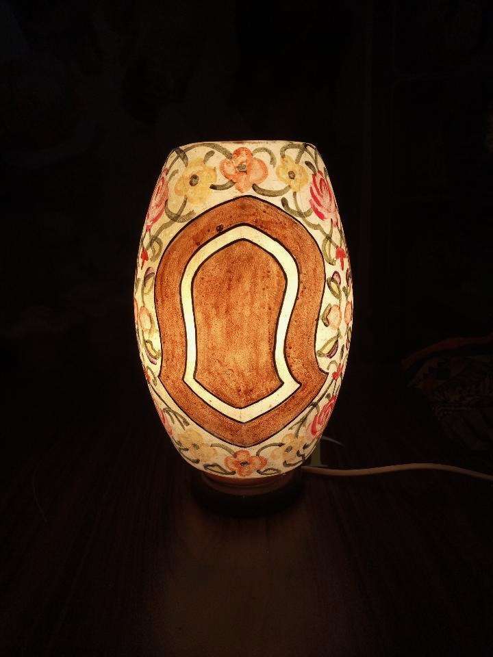 Camel Skin Dhol Lamp
