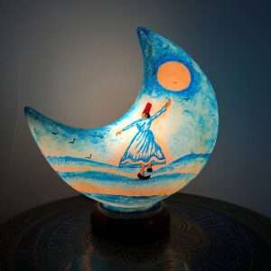 Camel Skin Moon Lamp