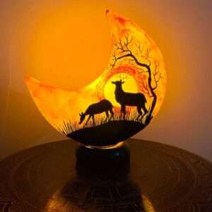 Camel Skin Moon Lamp