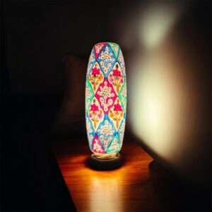 Bottle Shaped Camel Skin Lamp