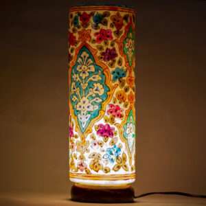 Glass Shaped Camel Skin Lamp