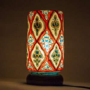 Glass Shaped Camel Skin Lamp