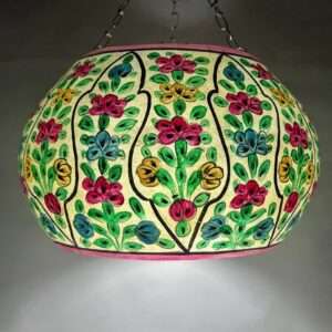 Ceiling Camel Skin Lamp