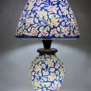 Side Table Camel Skin Lamp
