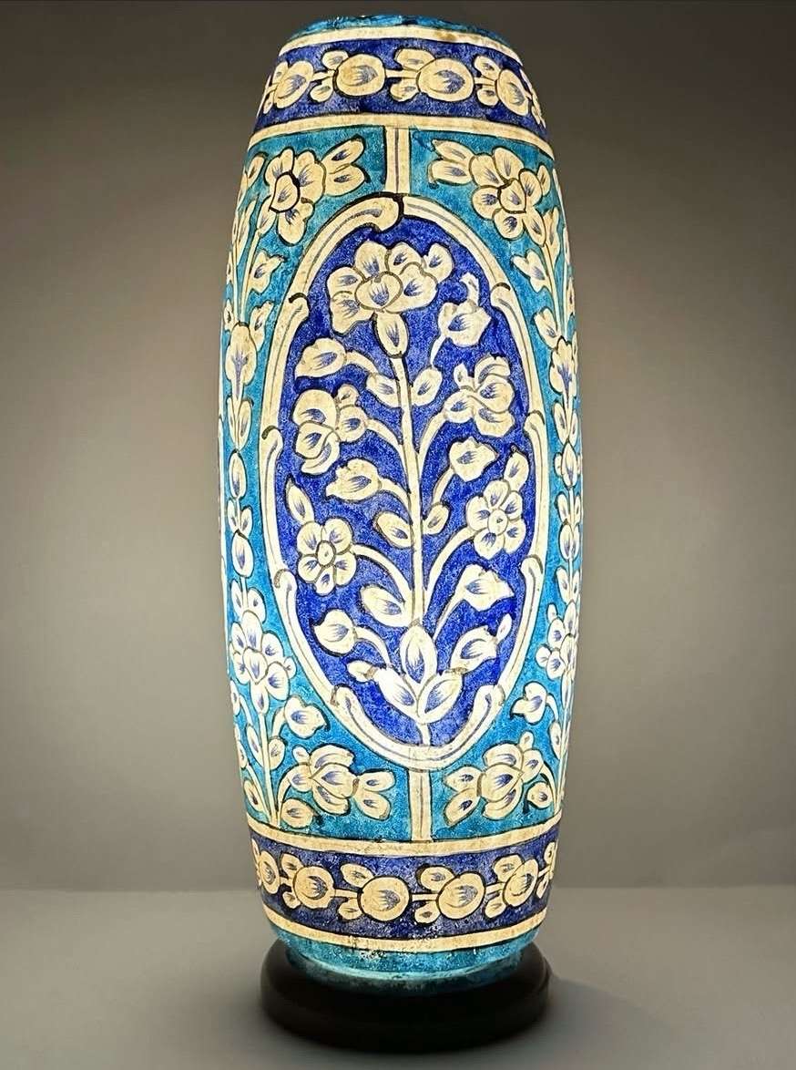Bottle Shaped Camel Skin Lamp - Image 3