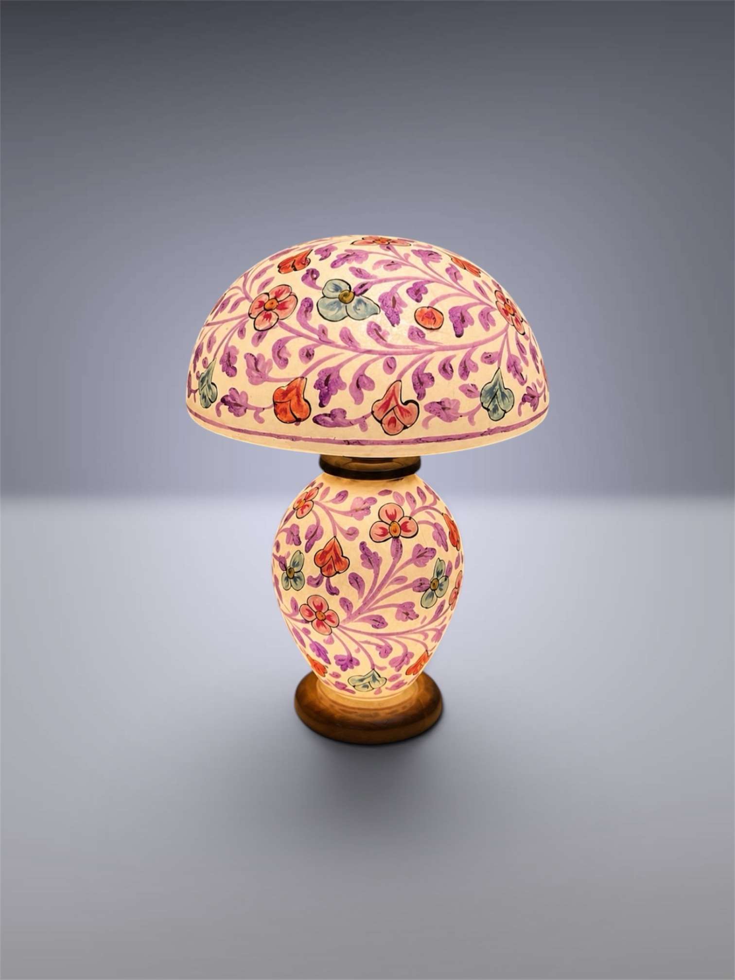 Side Table Camel Skin Lamp - Image 3